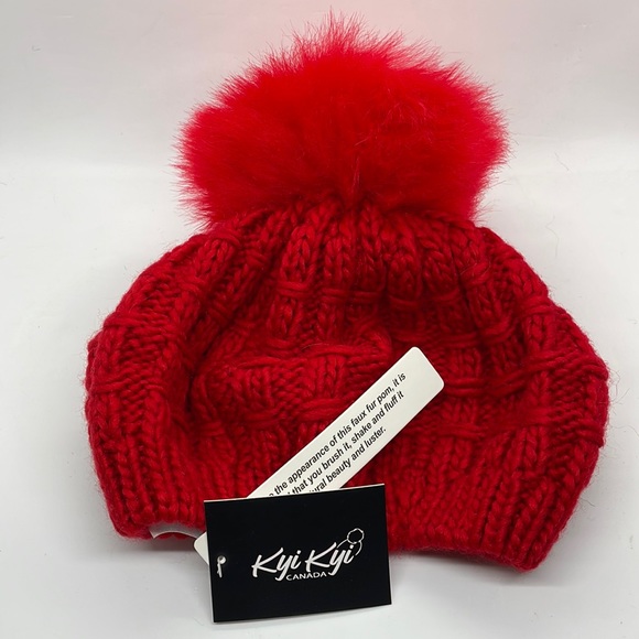 Kyi Kyi Pom knit beret/beanie - Picture 9 of 16